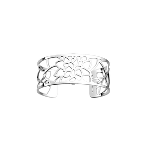 Les Georgettes Nénuphar 25mm Bangle with a Silver Finish