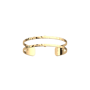 Les Georgettes Pure Martelée Bracelet 14mm Gold Finish