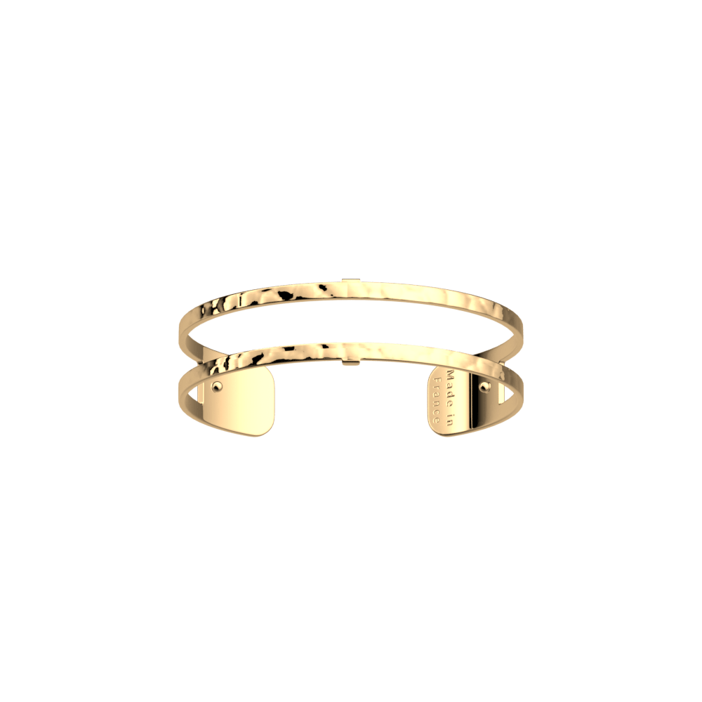 Les Georgettes Pure Martelée Bracelet 14mm Gold Finish