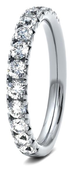 Platinum 0.75ct Diamond Eternity Ring