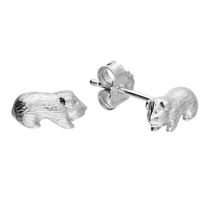 Sterling Silver Guinea Pig Studs