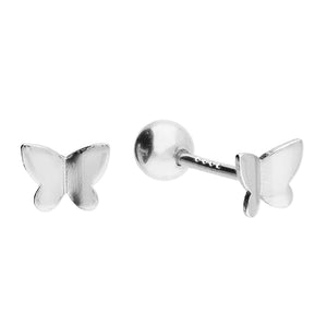 Sterling Silver Butterfly Labret Cartilage Studs