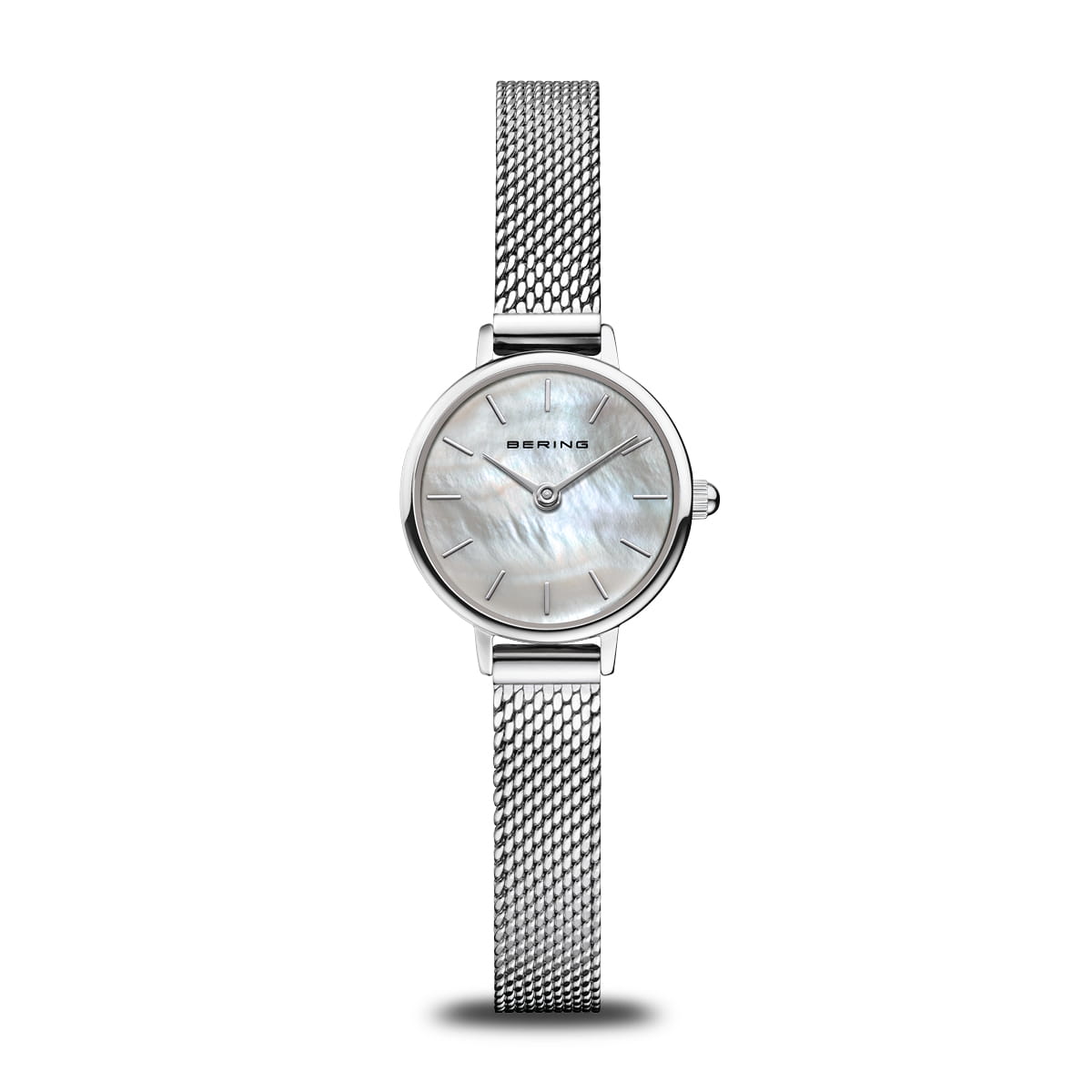 Ladies Bering Classic Polished Silver Watch 11022-004