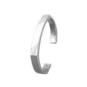 Silver TV Torque Bangle