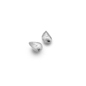Sterling Silver Mussel Shell Earrings