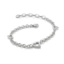 Load image into Gallery viewer, Hot Diamonds Sterling Silver Diamond Warm Heart Bracelet
