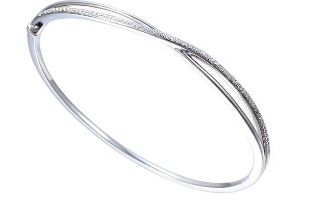 Sterling Silver Enchanting Bangle