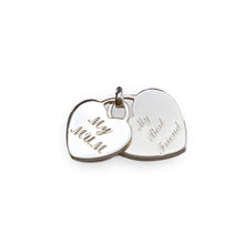 Load image into Gallery viewer, My Mum, My Best Friend Engraved Double Heart Necklace
