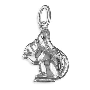 Sterling Silver Squirrel Pendant
