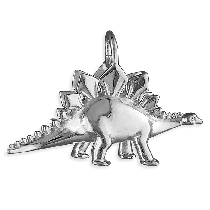 Sterling Silver Stegosaurus Charm / Pendant