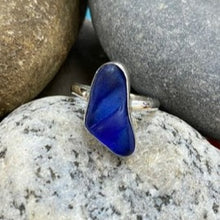 Load image into Gallery viewer, Colbolt Blue Sea Glass Ring
