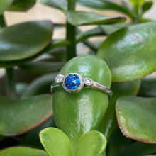 Load image into Gallery viewer, 9ct White Gold Opal &amp; Diamond Ring
