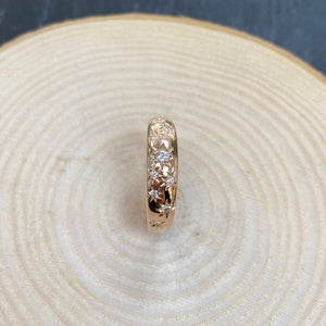 9ct Rose Gold Diamond Set Star Ring