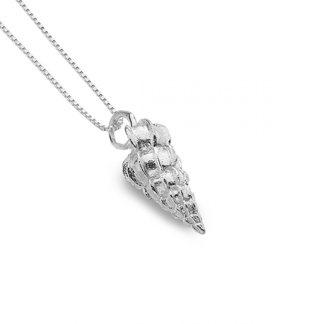 Wentletrap Shell Necklace In Sterling Silver