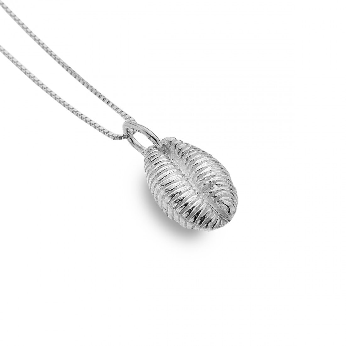 Cowrie Shell Necklace in Sterling Silver