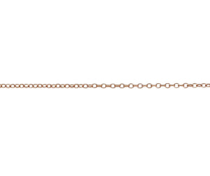 9ct 18" Rose Gold Trace Chain
