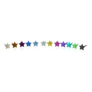 Titanium Star Stud Earrings Candy Pink