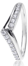 Load image into Gallery viewer, Wishbone Claw Set Round Brilliant Cut Diamond Ring
