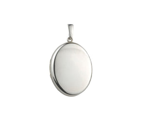 Sterling Silver 30mm Oval Locket