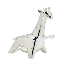 Load image into Gallery viewer, Silver Plated Giraffe Money Box
