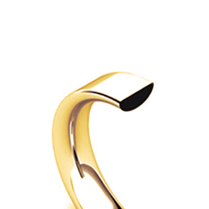 2.5mm Flat Court Wedding Ring, White Gold, Yellow Gold, Rose Gold, Platinum