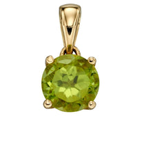Load image into Gallery viewer, 9ct Gold August Birthstone Pendant Peridot
