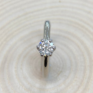 Platinum 0.50ct Diamond Ring