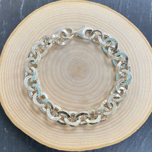 Load image into Gallery viewer, Sterling Silver Square Wire Trace Chain Bracelet
