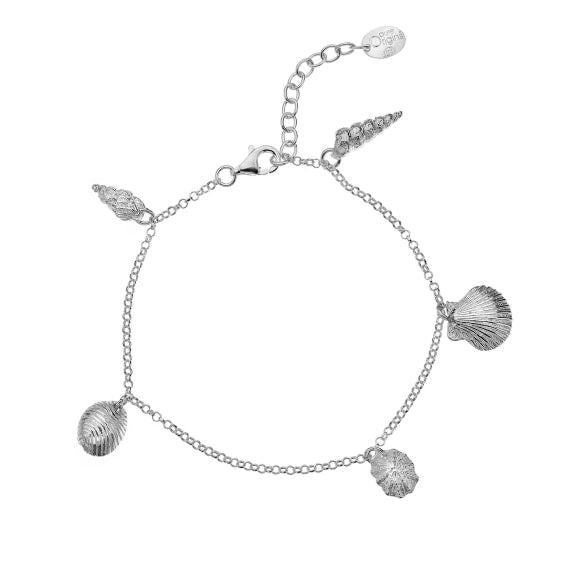 Sterling Silver Shell Bracelet