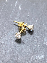 Load image into Gallery viewer, 9ct Yellow Gold Diamond Studs
