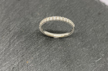 Load image into Gallery viewer, 18ct White Gold Diamond Claw Set Eternity Ring
