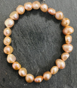 Mixed Colour Stringed Pearl Bracelet