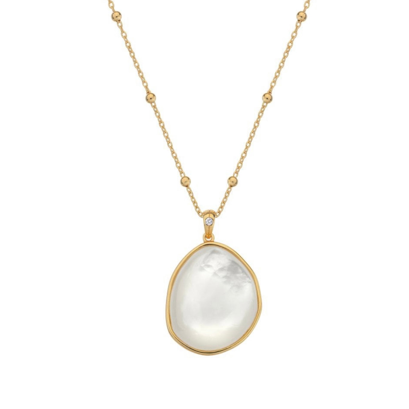 Jac Jossa Calm Mother Of Pearl Pendant