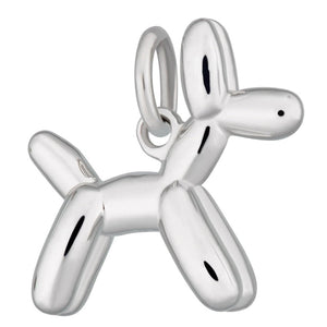 Sterling Silver Balloon Dog Charm / Pendant