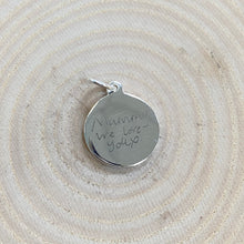 Load image into Gallery viewer, Personalised Silver Disc Pendant
