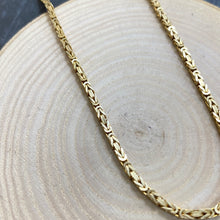 Load image into Gallery viewer, Preloved 9ct Yellow Gold 18” Byzantine Chain
