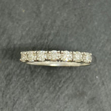 Load image into Gallery viewer, 18ct White Gold Claw Set Diamond Eternity Ring 0.42ct

