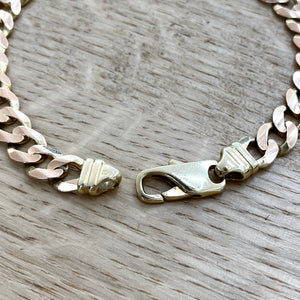 Pre-Loved 9ct Yellow Gold Metric Curb Bracelet