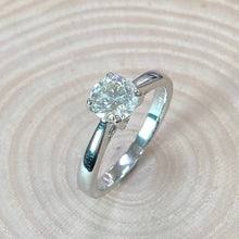 Load image into Gallery viewer, Preloved Platinum 0.84ct Certified Diamond Engagement Ring
