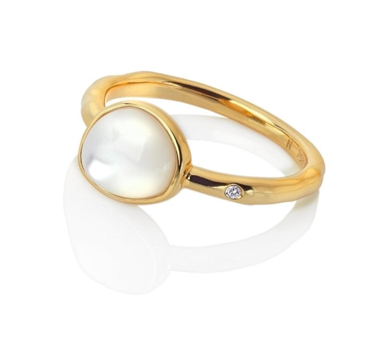 Jac Jossa Calm Mother Of Pearl Ring