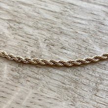 Load image into Gallery viewer, Pre-Loved 9ct Yellow Gold Solid Rope Chain
