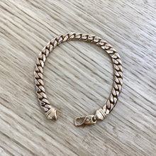 Load image into Gallery viewer, Pre-Loved 9ct Yellow Gold 8.5” Classic Curb Chain Bracelet
