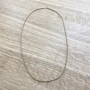 Pre-Loved 9ct Yellow Gold Solid Rope Chain