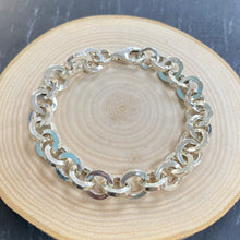 Load image into Gallery viewer, Sterling Silver Square Wire Trace Chain Bracelet
