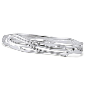 Sterling Silver Hinged Bangle