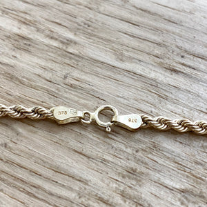 Pre-Loved 9ct Yellow Gold Solid Rope Chain
