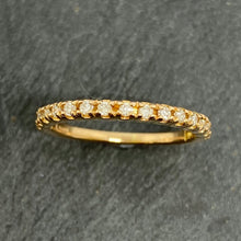 Load image into Gallery viewer, 18ct Rose Gold Claw Set Diamond Eternity Ring 0.23ct
