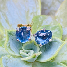 Load image into Gallery viewer, Blue Sapphire Studs
