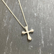 Load image into Gallery viewer, Sterling Silver Cross Pendant and Chain
