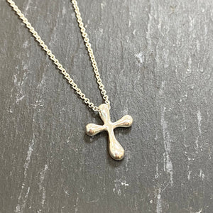 Sterling Silver Cross Pendant and Chain